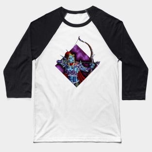 Sylvanas Warchief Portrait Baseball T-Shirt